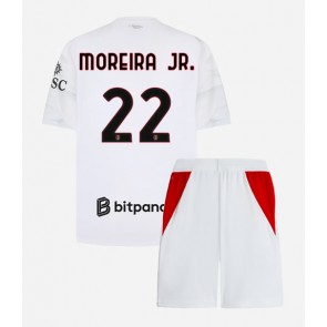 AC Milan Diego Moreira #22 Replika Bortatröja Barn 2026-27 Kortärmad (+ Korta byxor)